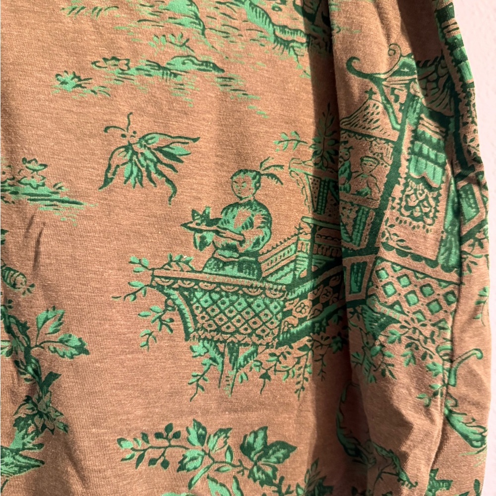 Green Patterned Tank Top - Picture 7 of 7